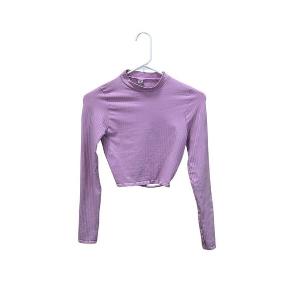 Urban Outfitters Pink Open Back Crop Top size XS/S - Picture 1 of 8